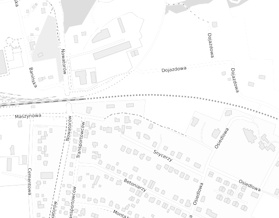 Mapa z adresem organizacji