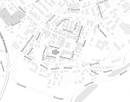 Mapa z adresem organizacji