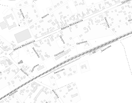Mapa z adresem organizacji
