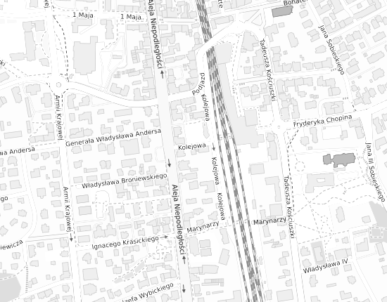 Mapa z adresem organizacji