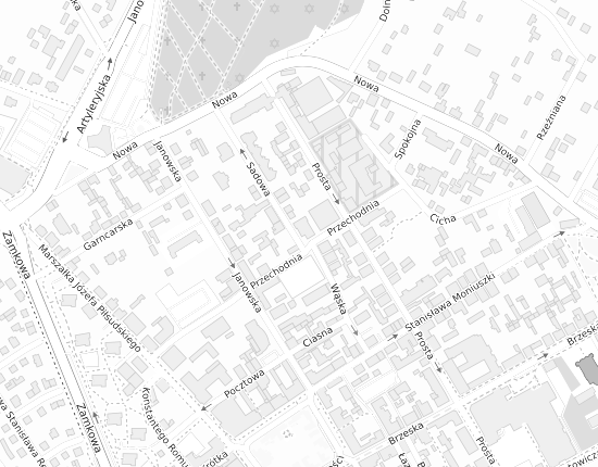 Mapa z adresem organizacji