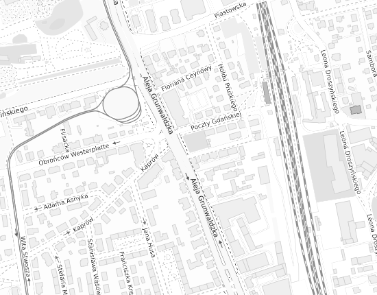 Mapa z adresem organizacji