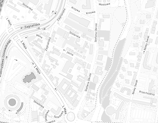 Mapa z adresem organizacji