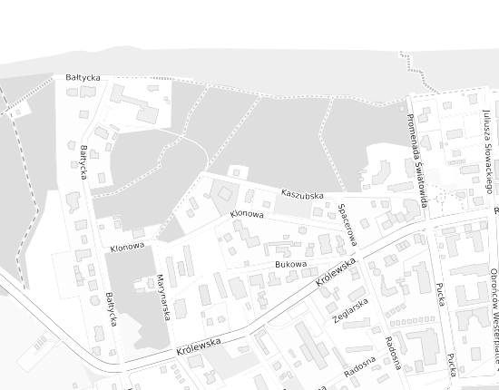 Mapa z adresem organizacji