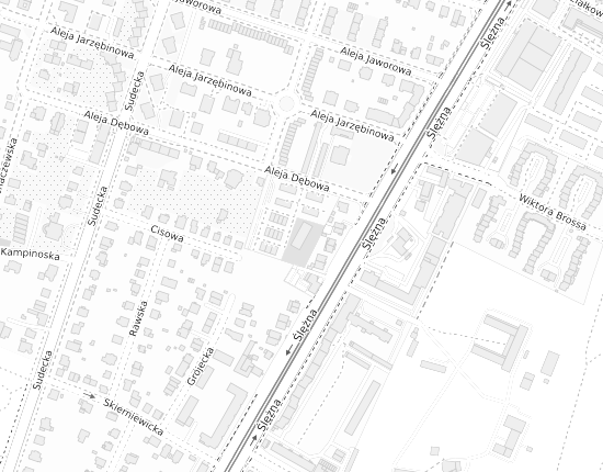 Mapa z adresem organizacji