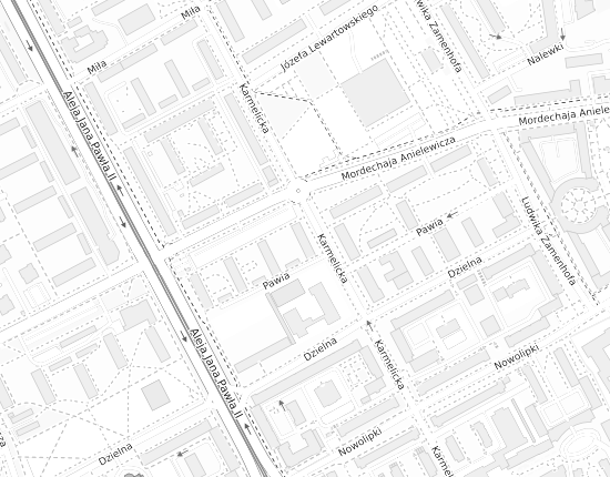 Mapa z adresem organizacji