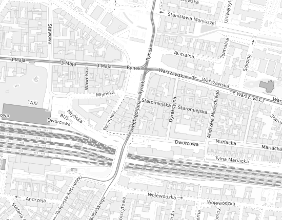 Mapa z adresem organizacji