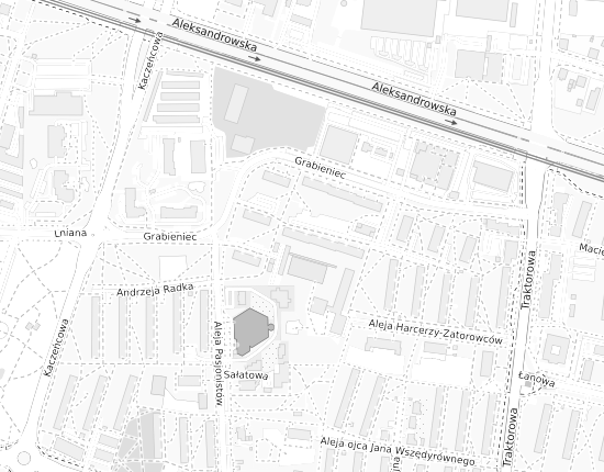 Mapa z adresem organizacji