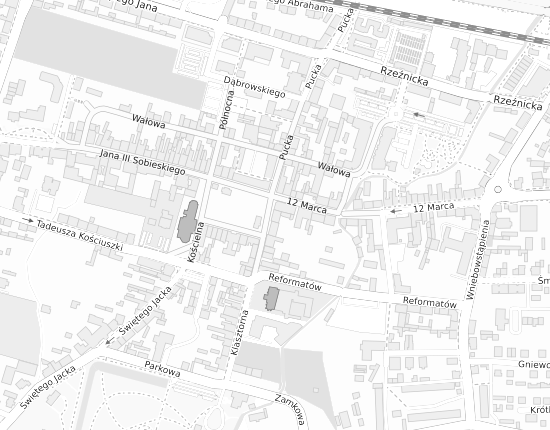 Mapa z adresem organizacji
