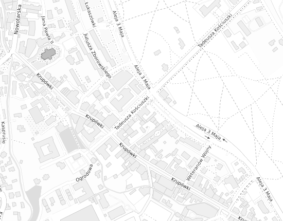 Mapa z adresem organizacji