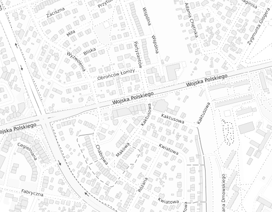 Mapa z adresem organizacji
