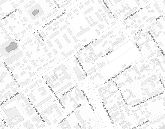 Mapa z adresem organizacji
