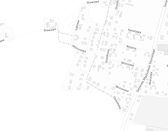Mapa z adresem organizacji