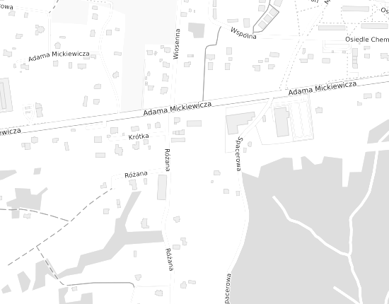 Mapa z adresem organizacji
