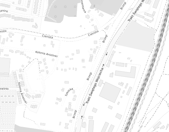 Mapa z adresem organizacji