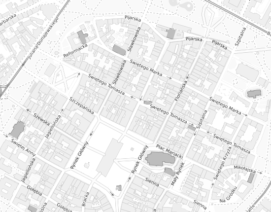 Mapa z adresem organizacji