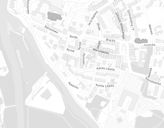 Mapa z adresem organizacji