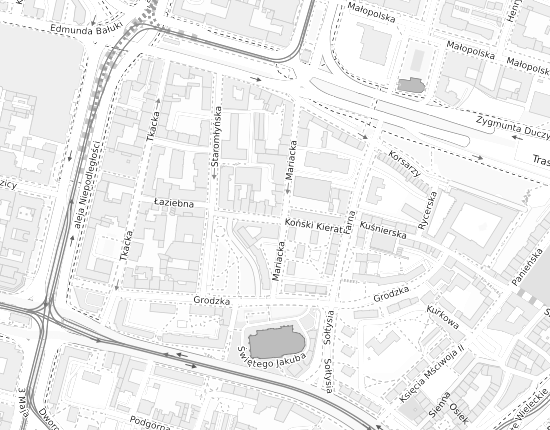 Mapa z adresem organizacji