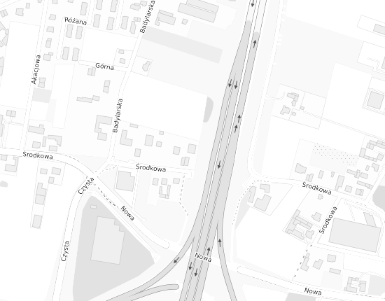 Mapa z adresem organizacji
