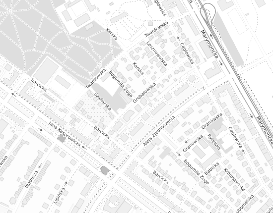 Mapa z adresem organizacji