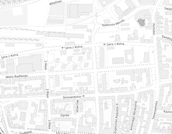 Mapa z adresem organizacji