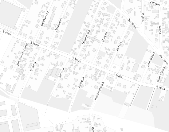 Mapa z adresem organizacji