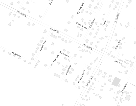 Mapa z adresem organizacji