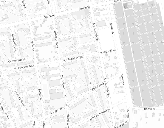 Mapa z adresem organizacji