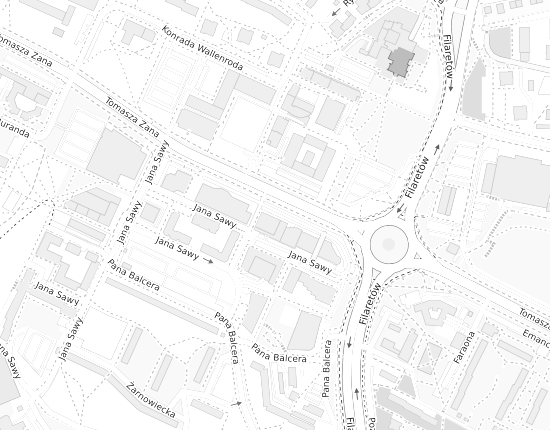 Mapa z adresem organizacji