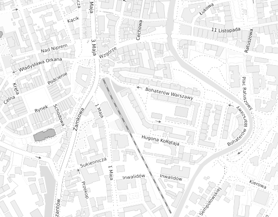 Mapa z adresem organizacji