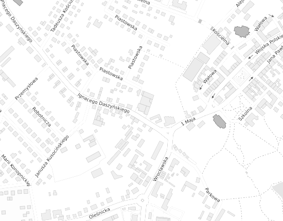 Mapa z adresem organizacji
