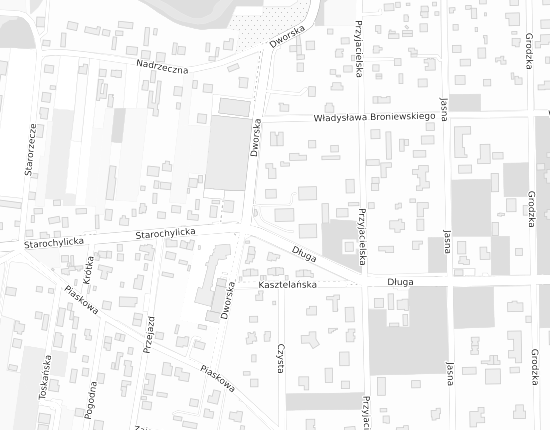 Mapa z adresem organizacji