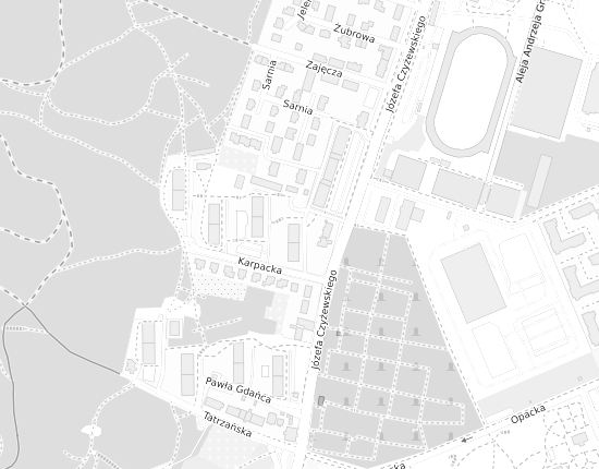 Mapa z adresem organizacji
