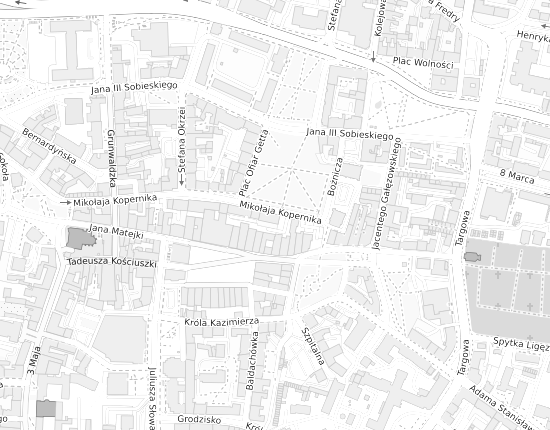 Mapa z adresem organizacji