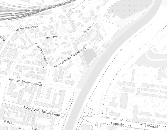 Mapa z adresem organizacji