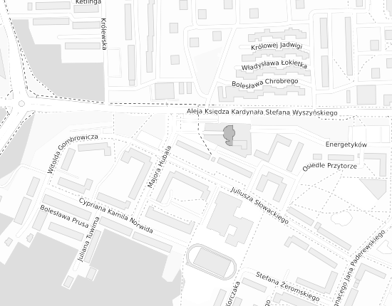 Mapa z adresem organizacji