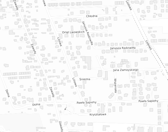 Mapa z adresem organizacji