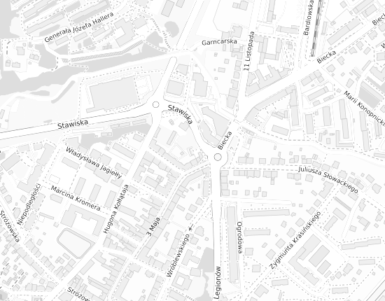 Mapa z adresem organizacji