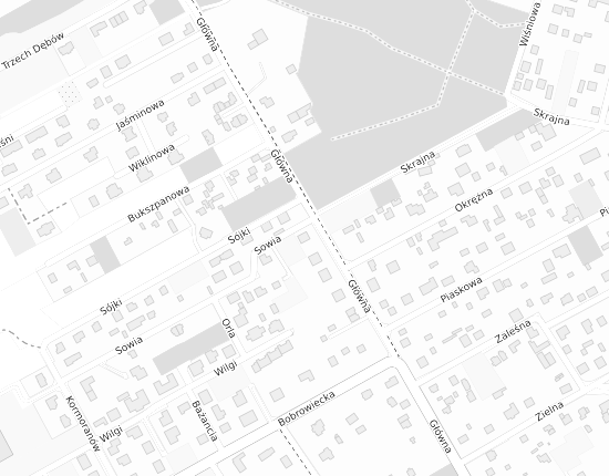 Mapa z adresem organizacji