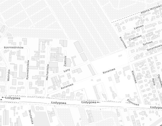 Mapa z adresem organizacji