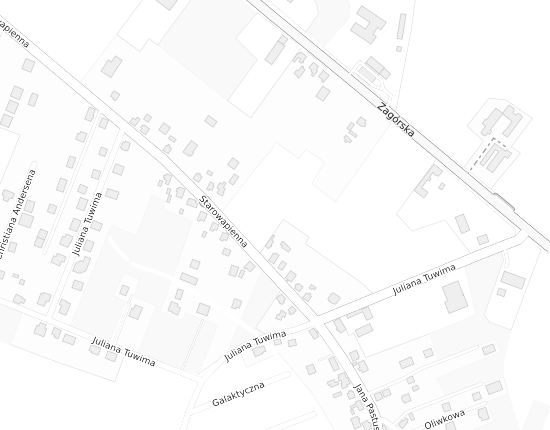 Mapa z adresem organizacji