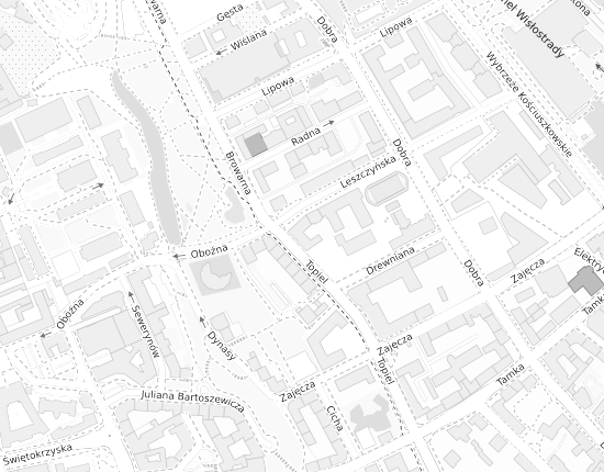 Mapa z adresem organizacji