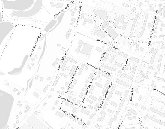 Mapa z adresem organizacji