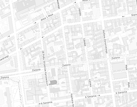 Mapa z adresem organizacji