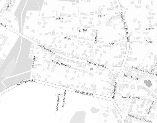 Mapa z adresem organizacji