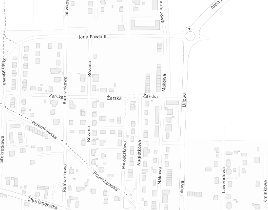Mapa z adresem organizacji