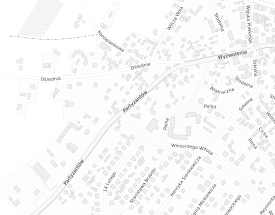 Mapa z adresem organizacji