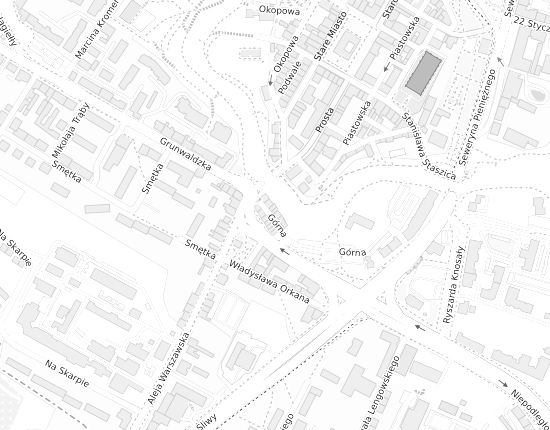 Mapa z adresem organizacji