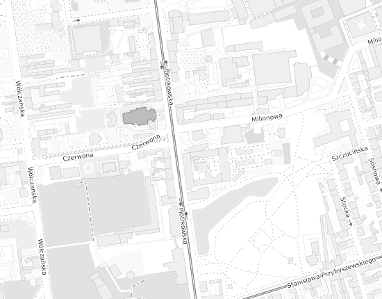 Mapa z adresem organizacji