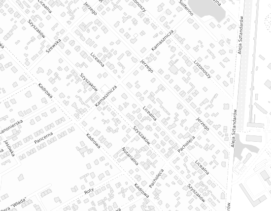 Mapa z adresem organizacji